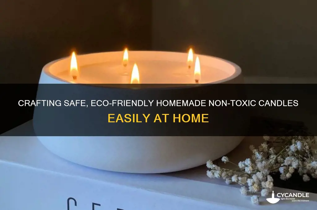 how to make homemade non toxic candles