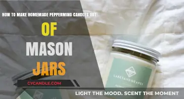 Crafting Peppermint Mason Jar Candles: A Simple DIY Guide