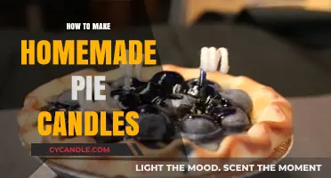 Crafting Sweet Scents: A Guide to Homemade Pie Candles