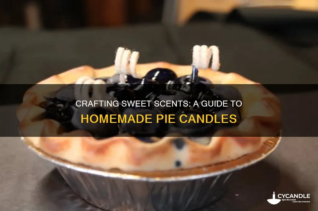 how to make homemade pie candles