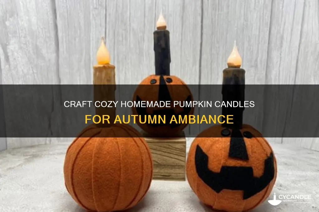 how to make homemade pumpkin candles