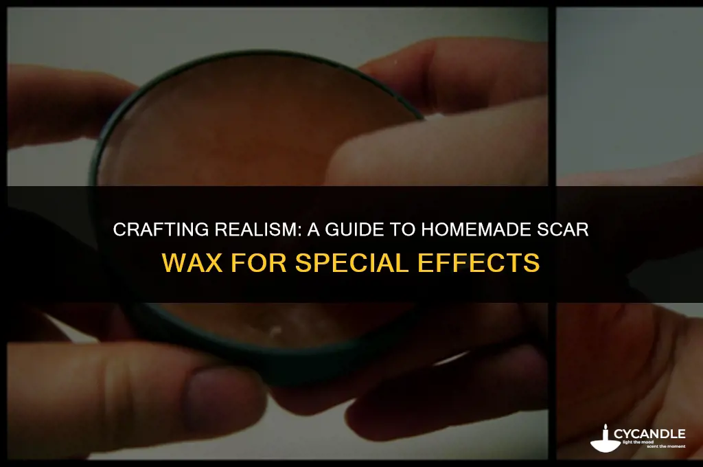 how to make homemade scar wax stick