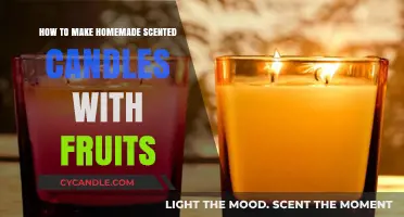Crafting Fruit-Infused Scented Candles: A Homemade Aromatherapy Guide