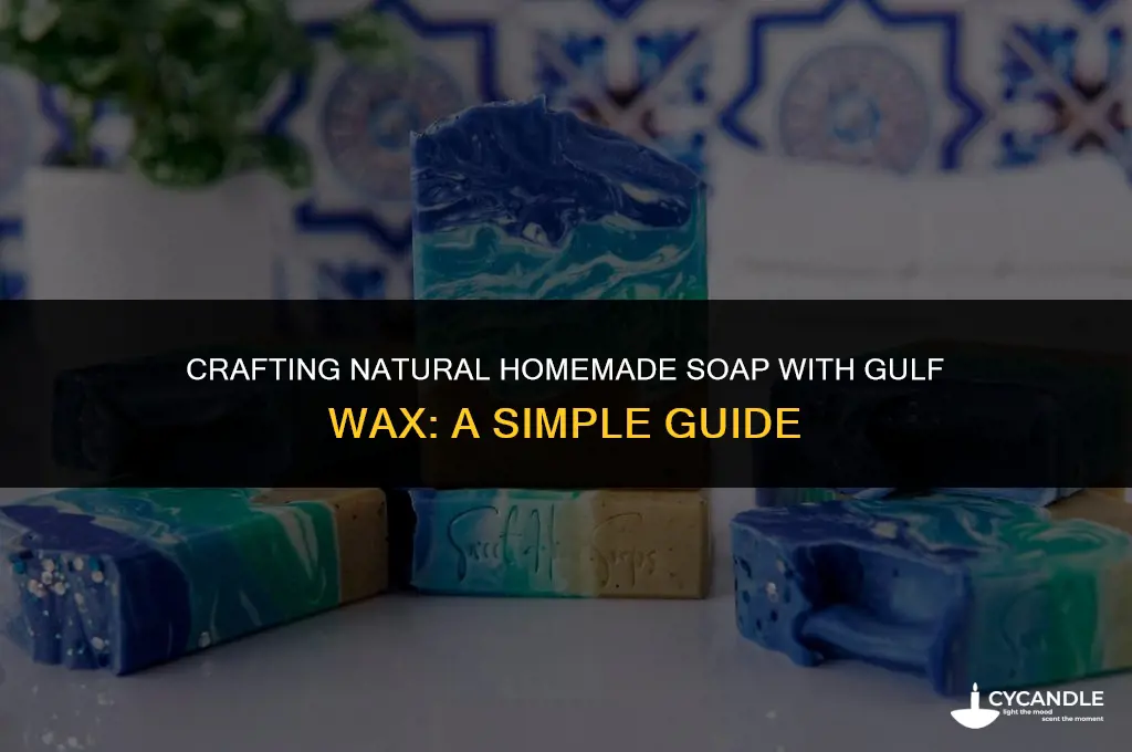 how to make homemade soap with gulf wax
