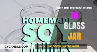Crafting Cozy Ambiance: DIY Soy Candle in Glass Jar Guide