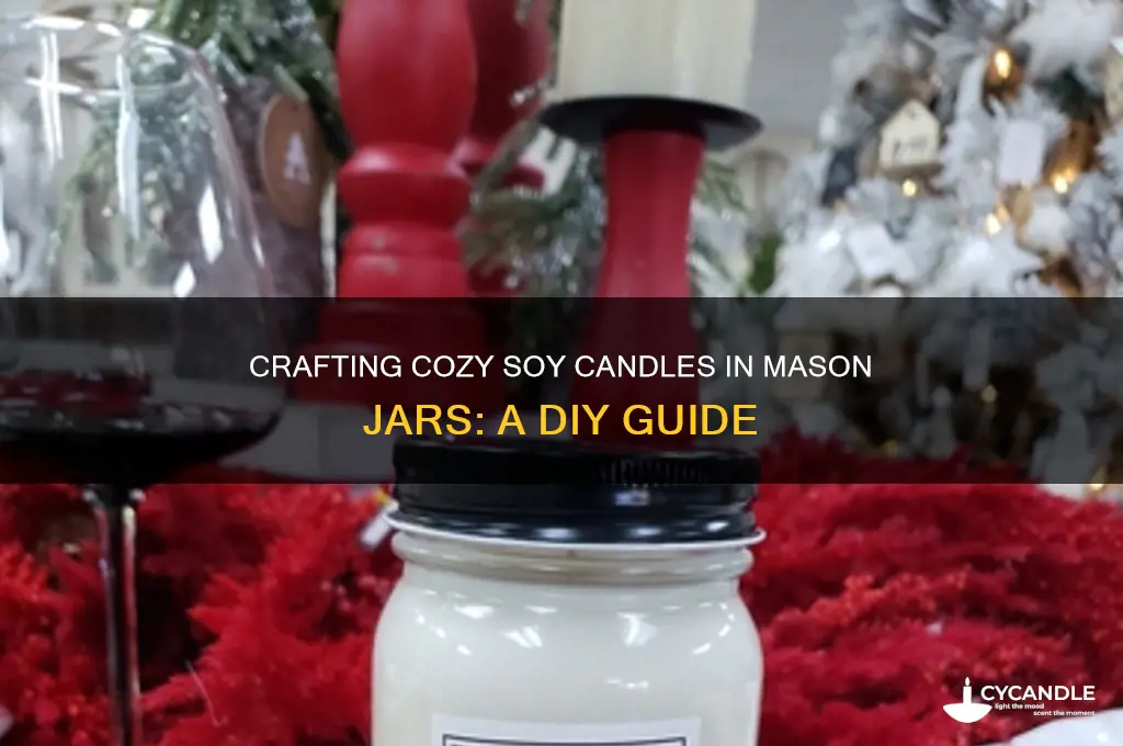 how to make homemade soy candles in mason jars
