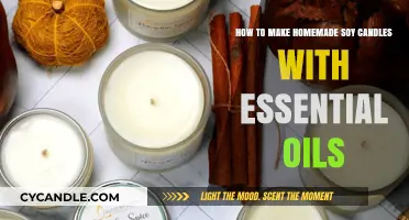 Crafting Aromatic Soy Candles: A Guide to Homemade Essential Oil Blends