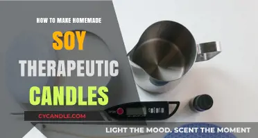 Crafting Homemade Soy Therapeutic Candles: A Relaxing DIY Guide