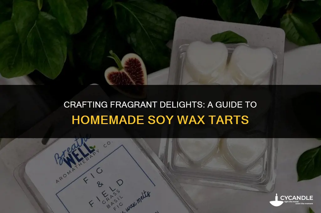 how to make homemade soy wax tarts