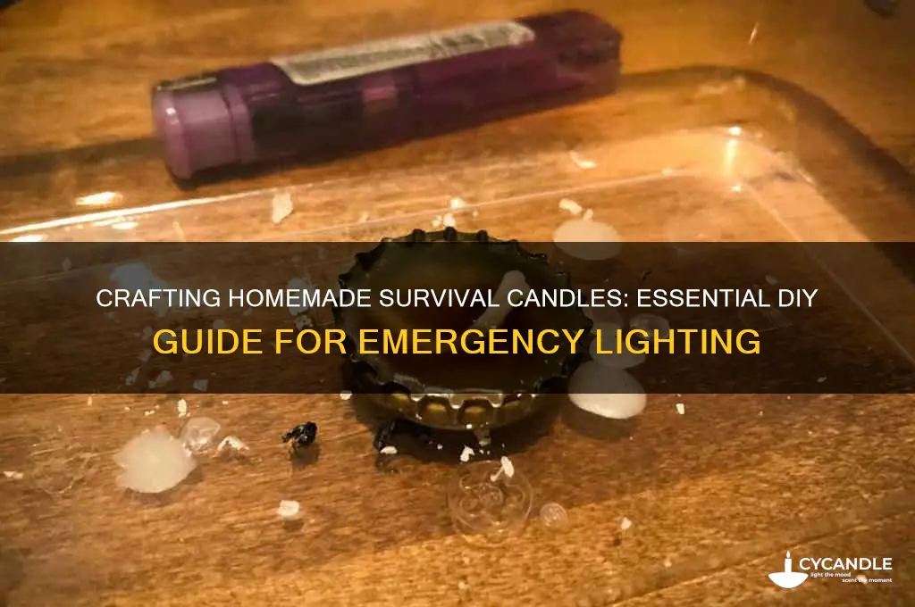 how to make homemade survival candles