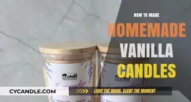 Crafting Cozy Homemade Vanilla Candles: A Simple DIY Guide