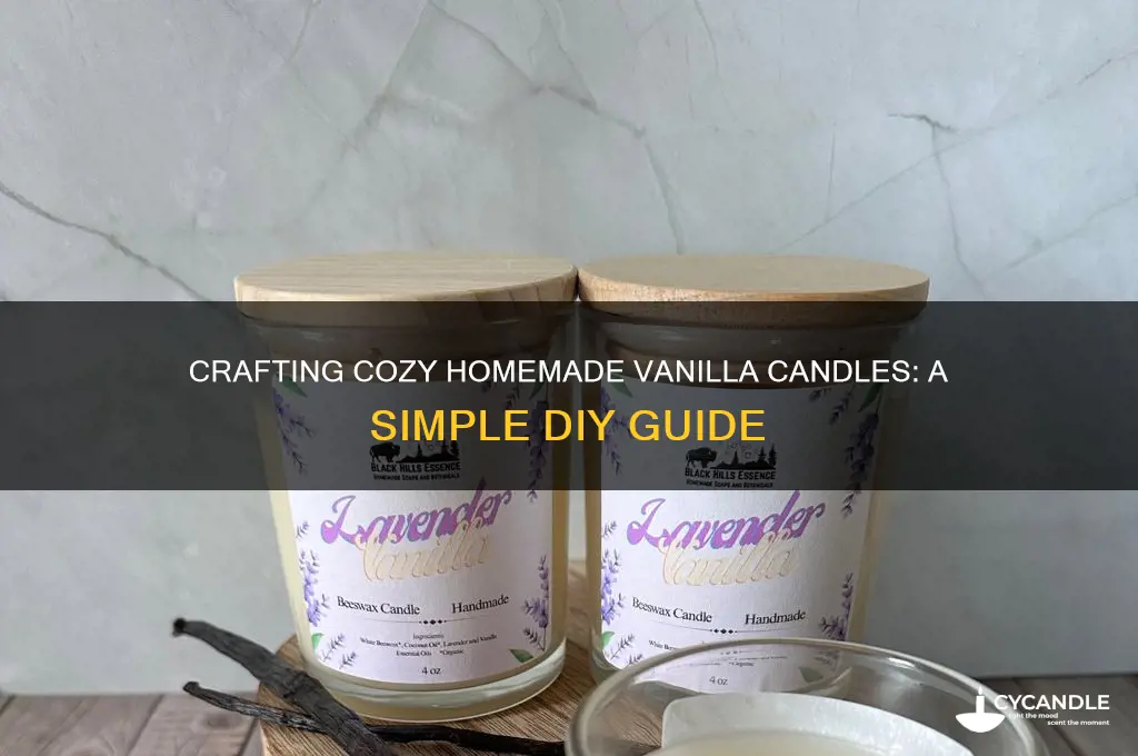 how to make homemade vanilla candles