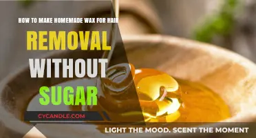 DIY Hair Removal Wax: Sugar-Free Homemade Recipe for Smooth Skin