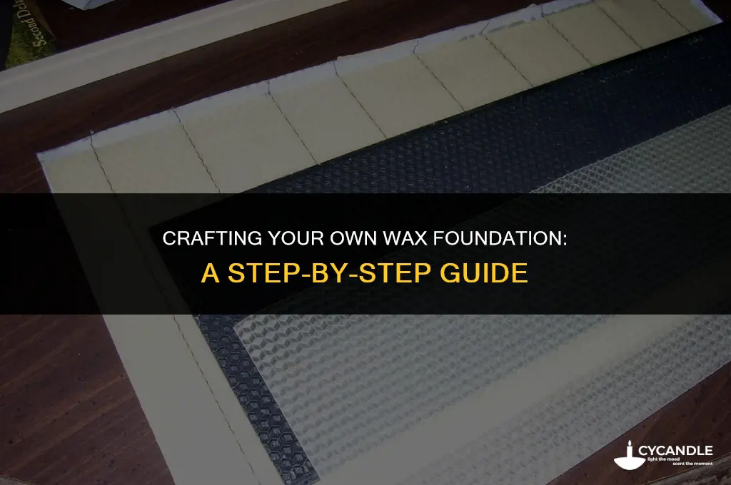 how to make homemade wax foundation
