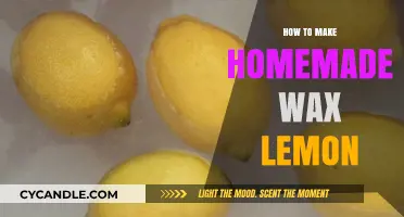 Crafting Citrusy Homemade Wax Lemons: A Simple DIY Guide