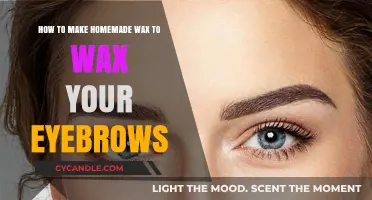 DIY Brow Bliss: Crafting Your Own Eyebrow Wax at Home