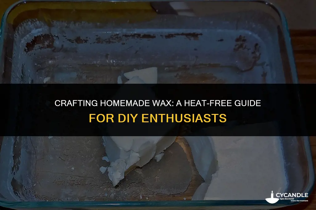 how to make homemade wax without heat