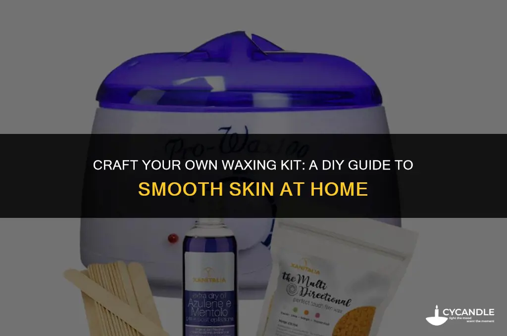 how to make homemade waxing kit