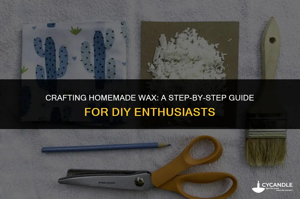 how to make hommade wax