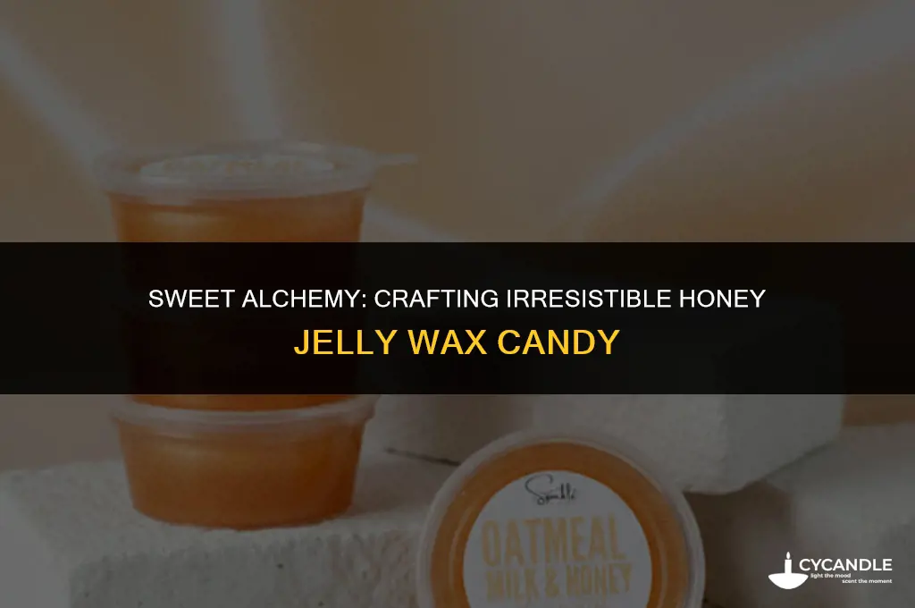 how to make honey jelly wax candy