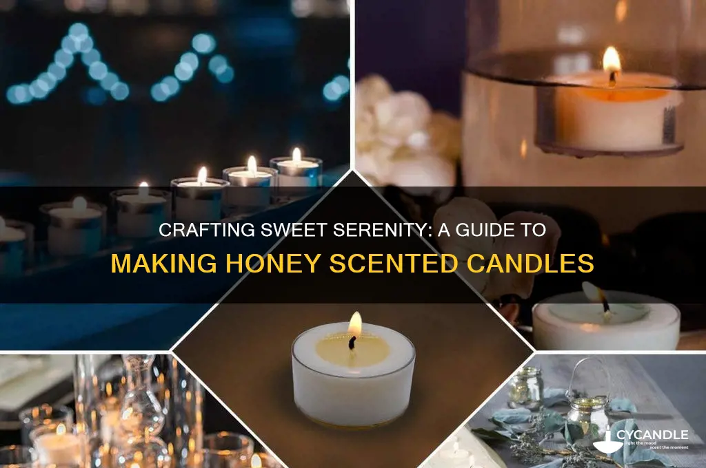 how to make honey scented candles