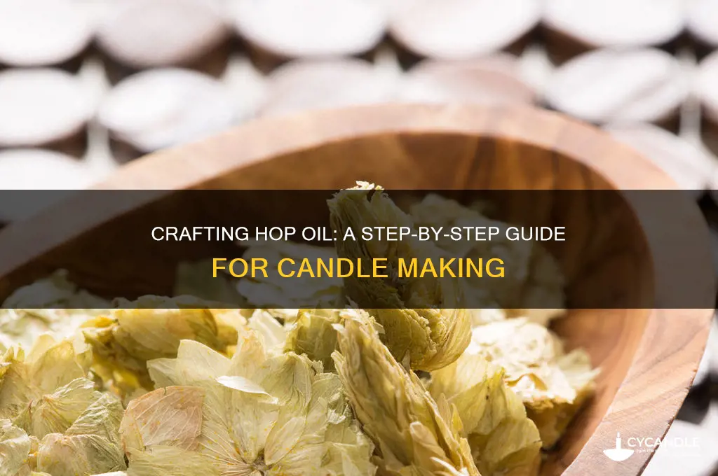 how to make hop oil for candles