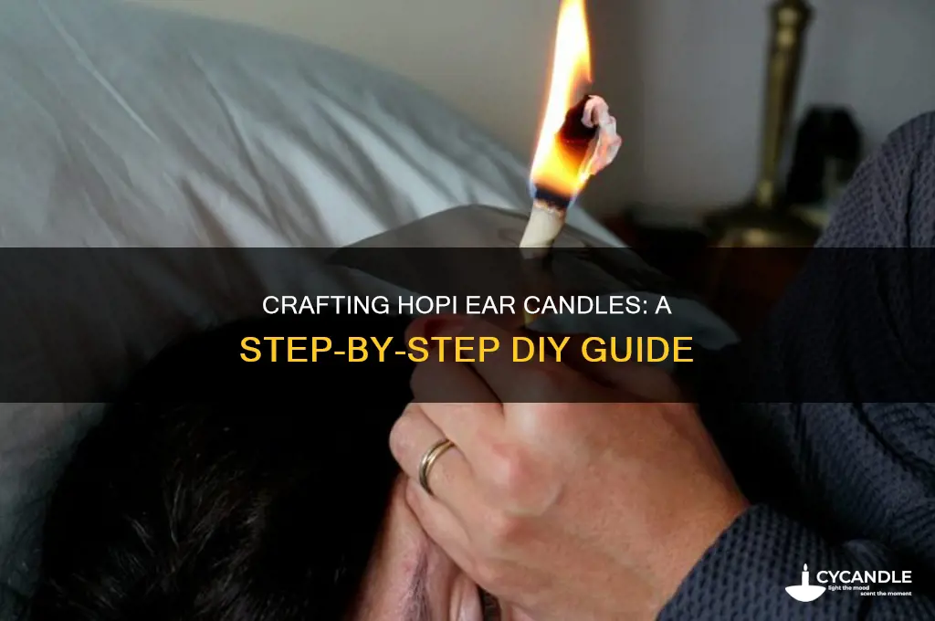 how to make hopi ear candles
