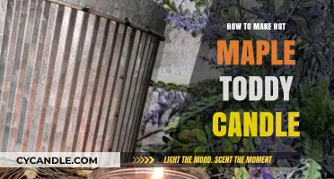 Crafting a Cozy Hot Maple Toddy Scented Candle at Home