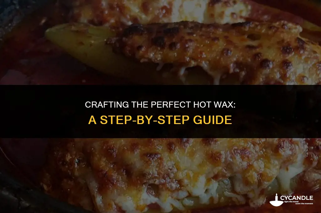 how to make hot wax recipe