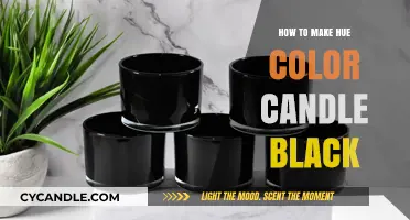 Mastering the Art of Creating Black Hue Color Candles