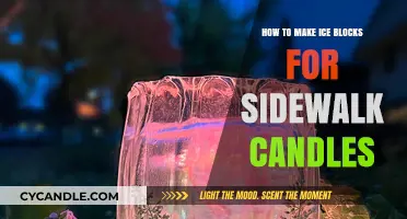 DIY Sidewalk Candle Ice Blocks: A Creative Winter Craft Guide