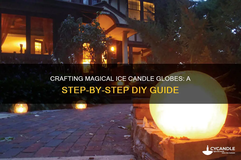 how to make ice candle globes