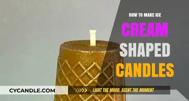 Crafting Sweetly Scented Ice Cream Shaped Candles at Home