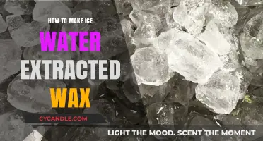Crafting Refreshing Ice Water Extracted Wax: A Simple Guide