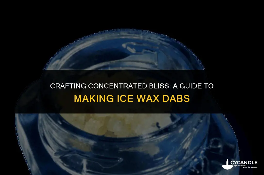 how to make ice wax dabs
