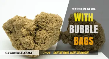 Crafting Ice Wax with Bubble Bags: A Simple DIY Guide