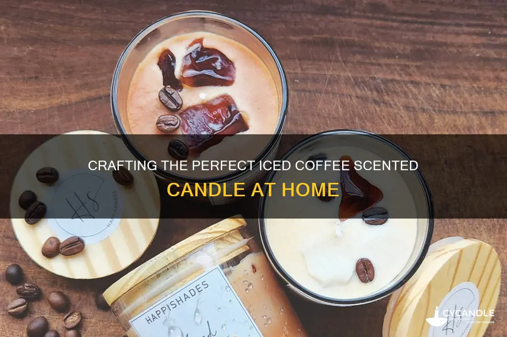 how to make iced coffee candle
