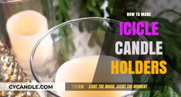 DIY Icicle Candle Holders: Crafting Elegant Winter Decor Easily