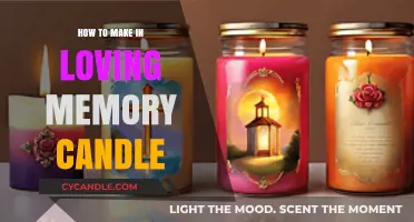 Create a Heartfelt Tribute: Crafting an In Loving Memory Candle
