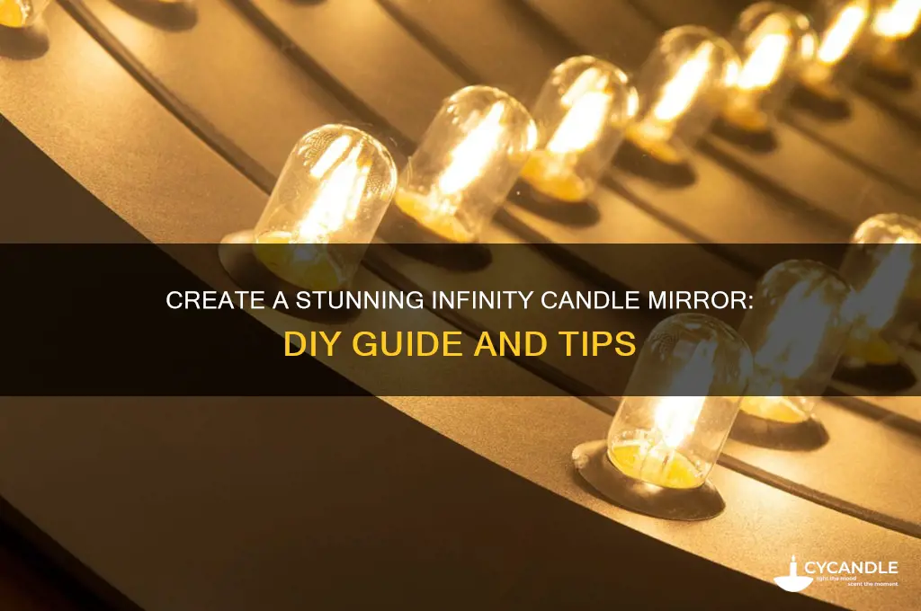 how to make infinity candle mirror