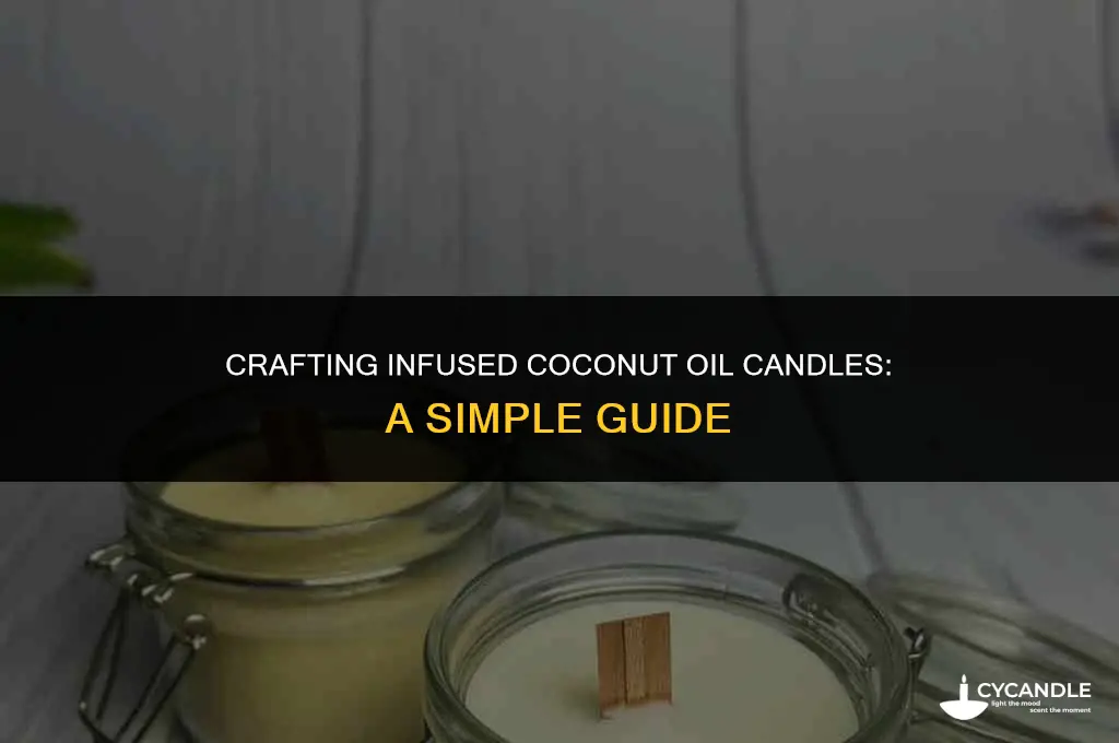 how to make infused coconut oil with wax