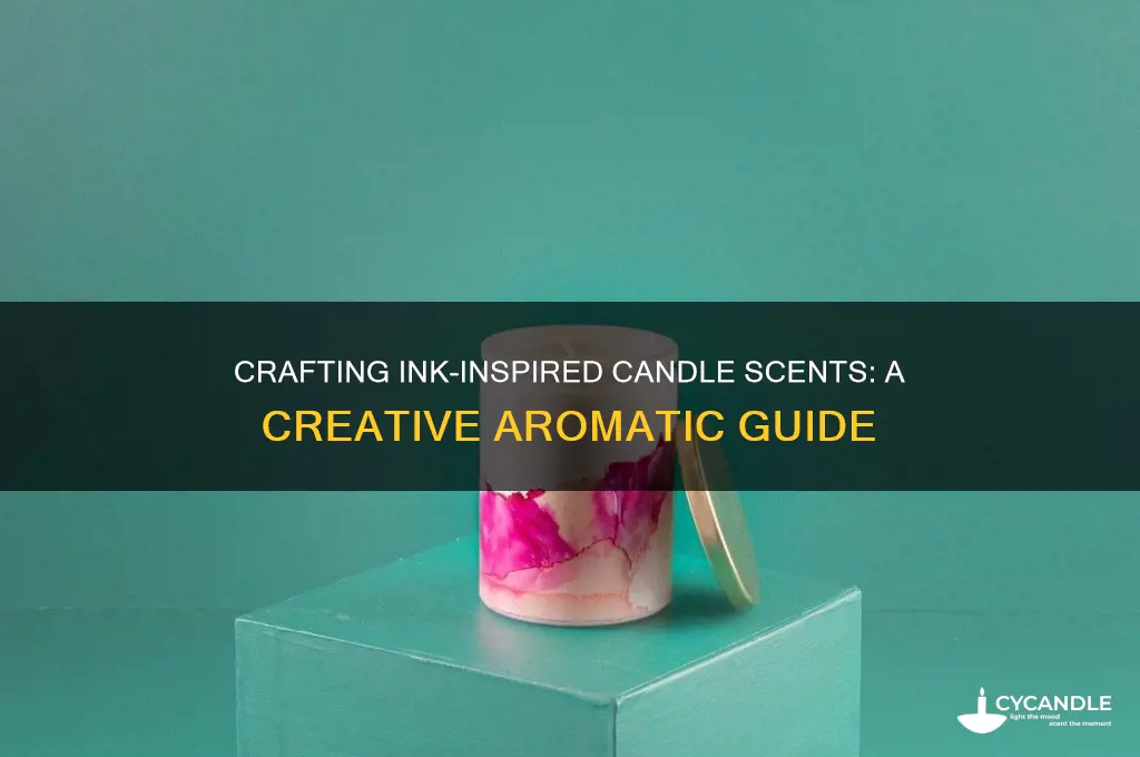 how to make ink candle scent