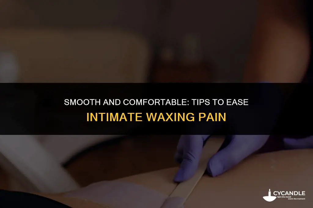 how to make intimate waxing less painful