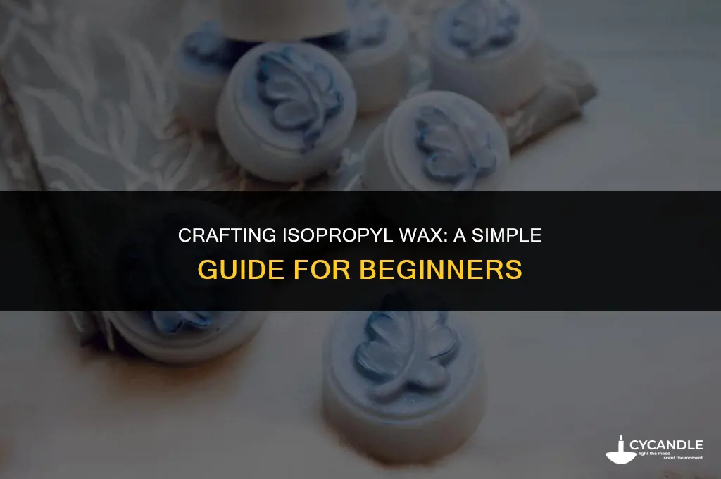 how to make isopropyl wax