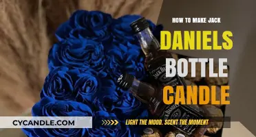 Crafting a Jack Daniel's Bottle Candle: DIY Guide