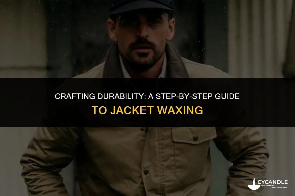 how to make jacket wax