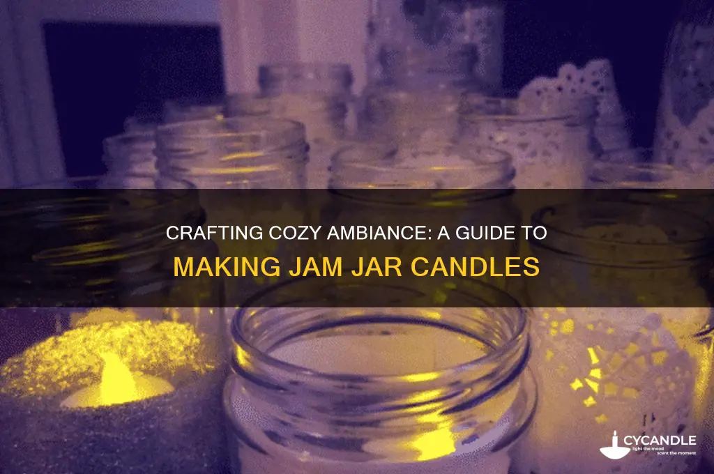 how to make jam jar candles