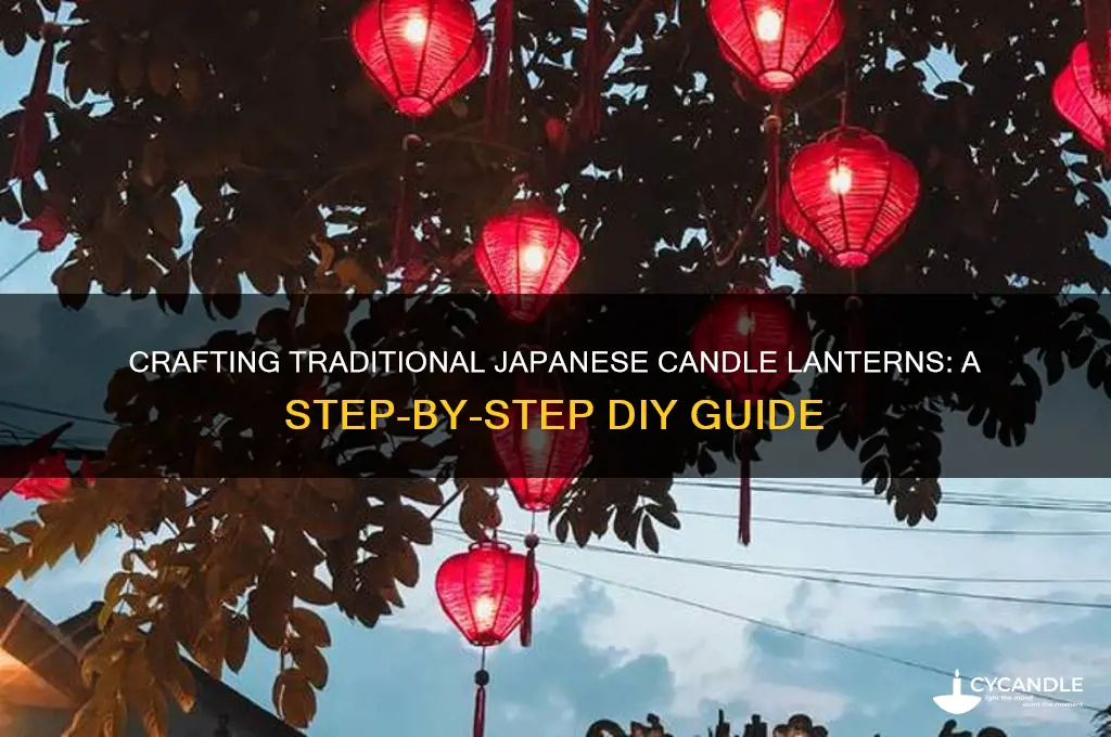 how to make japanese candle lanterns