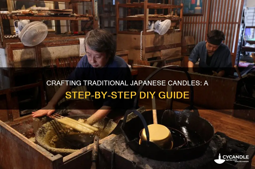 how to make japanese candles