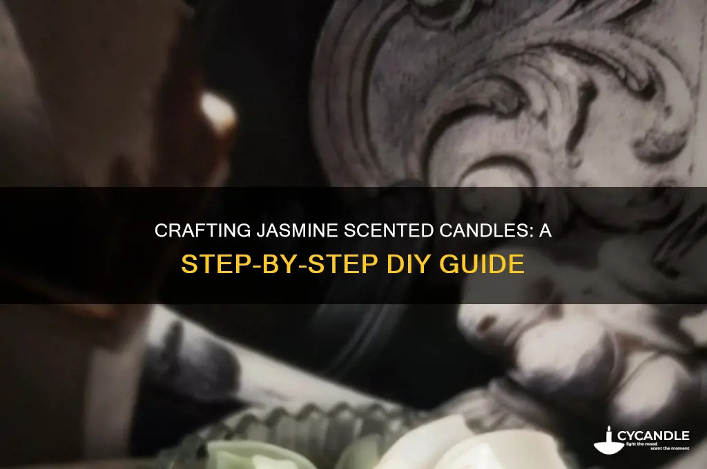 how to make jasmine scented candles
